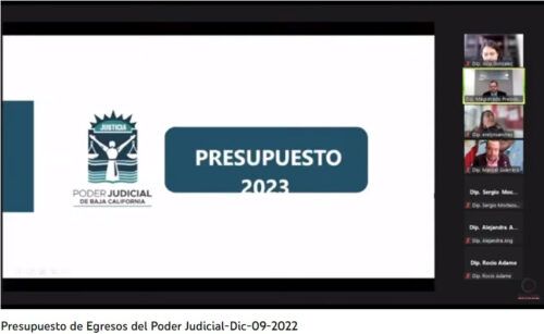 PODER JUDICIAL PRESENTA PROYECTO DE INGRESOS 2023