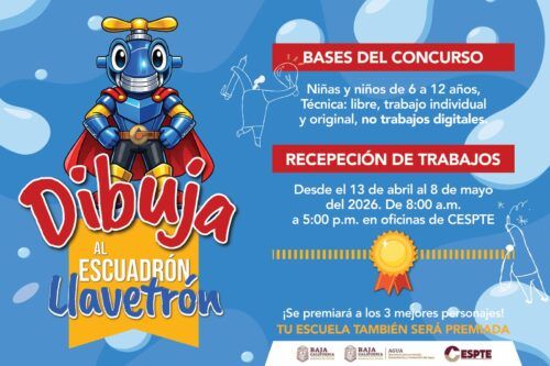 CONVOCA CESPTE A LA NIÑEZ TECATENSE AL CONCURSO DE DIBUJO “ESCUADRÓN LLAVETRÓN”