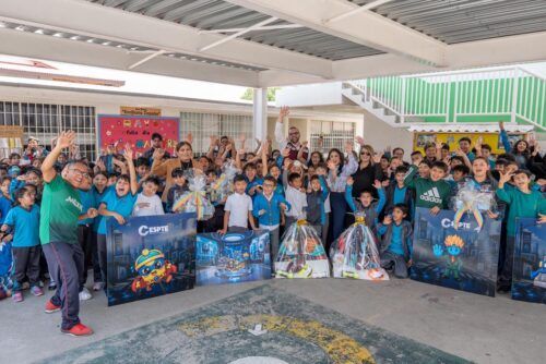 RECONOCE CESPTE A LOS GANADORES DEL CERTAMEN INFANTIL “DIBUJA AL ESCUADRÓN DE LLAVETRÓN” EN ESCUELA PRIMARIA EMILIANO ZAPATA