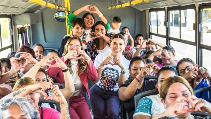 ANUNCIA MARINA DEL PILAR CRECIMIENTO DEL TRANSPORTE VIOLETA