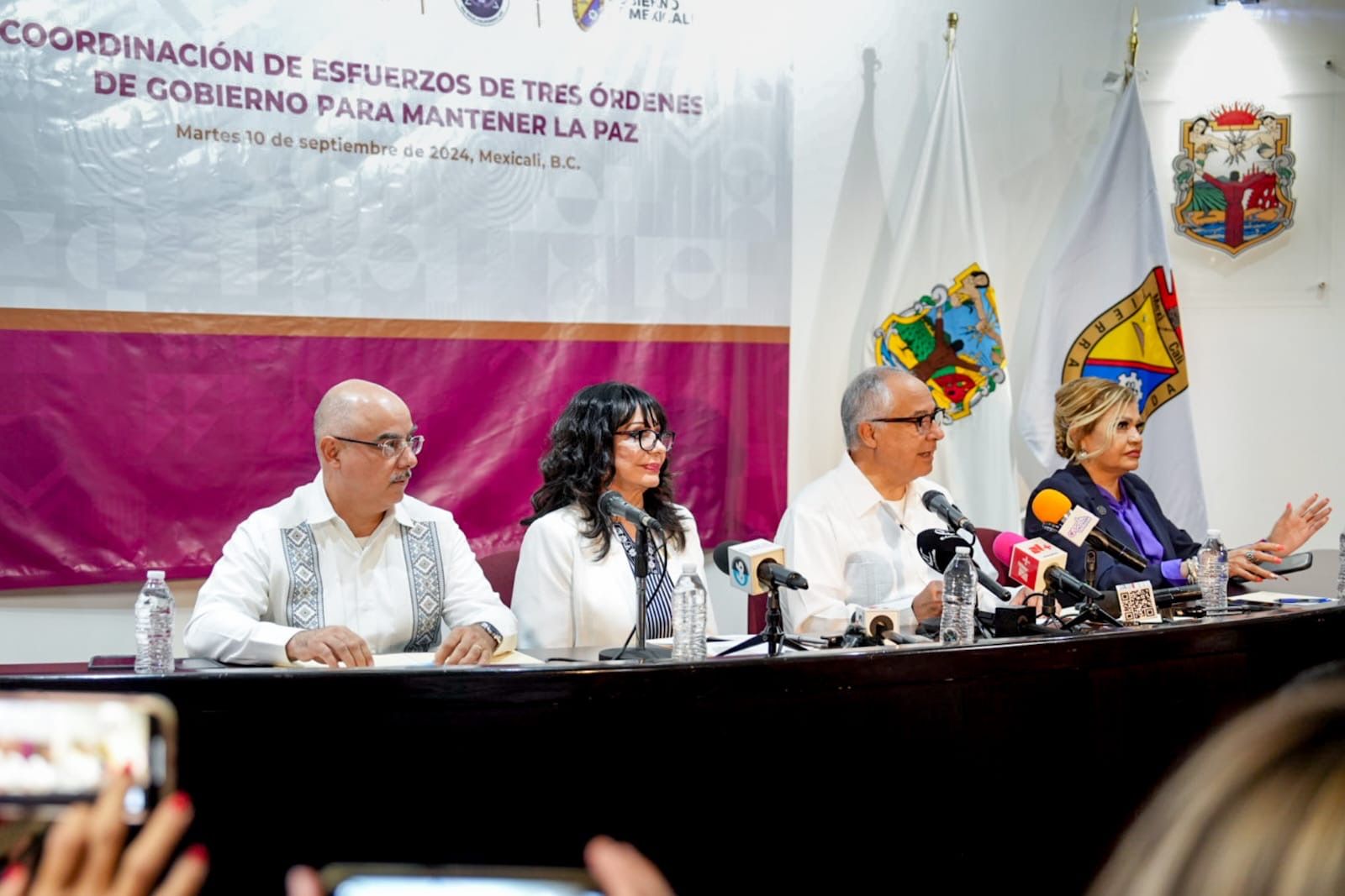 COORDINAN ESFUERZOS TRES ÓRDENES DE GOBIERNO PARA MANTENER LA PAZ EN EL VALLE DE MEXICALI