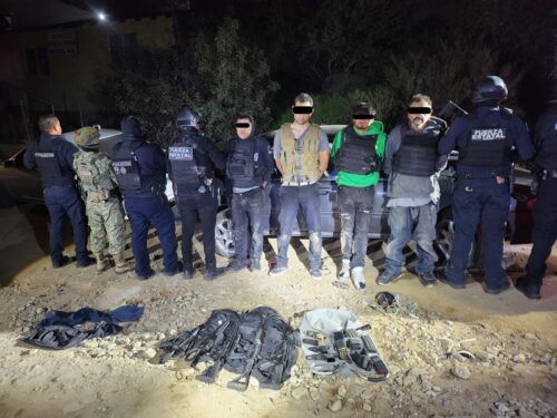 DETIENEN  A CUATRO INTEGRANTES DE GRUPO CRIMINAL EN TECATE