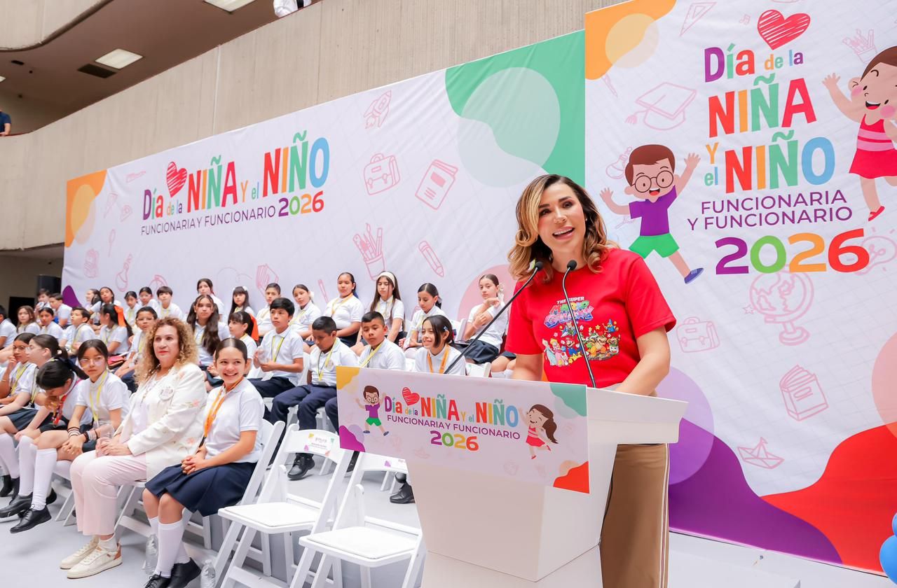 FOMENTA GOBERNADORA MARINA DEL PILAR LIDERAZGO DE LA NIÑEZ BAJACALIFORNIANA EN EL DÍA DE LA NIÑA Y EL NIÑO