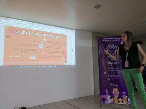 CAPACITA CONALEP A SU PERSONAL DEL PLANTEL TECATE SOBRE PROTOCOLO DEL BOTÓN NARANJA