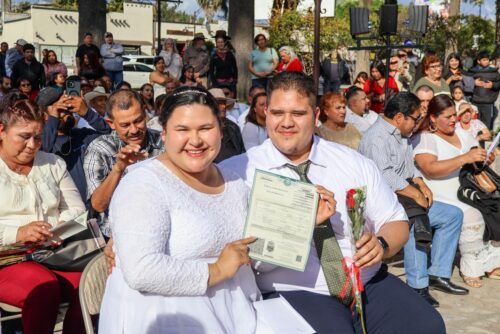 CELEBRAN 35 PAREJAS SU AMOR EN MATRIMONIOS COLECTIVOS DE DIF TECATE