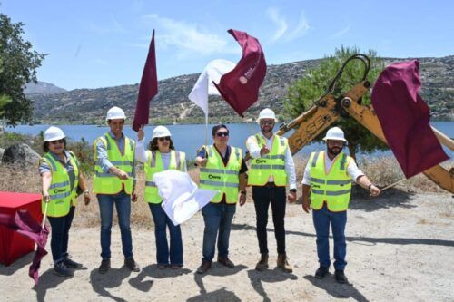 DA SECRETARIO DEL AGUA BANDERAZO DE INICIO DE OBRA DE LA 2DA LÍNEA DE CONDUCCIÓN DEL ACUEDUCTO LAS AURAS- NOPALERA