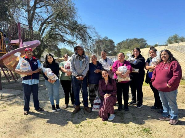 DIF TECATE REAFIRMA SU COMPROMISO CON LAS FAMILIAS DEL RINCÓN TECATE Y EL EJIDO CHULA VISTA