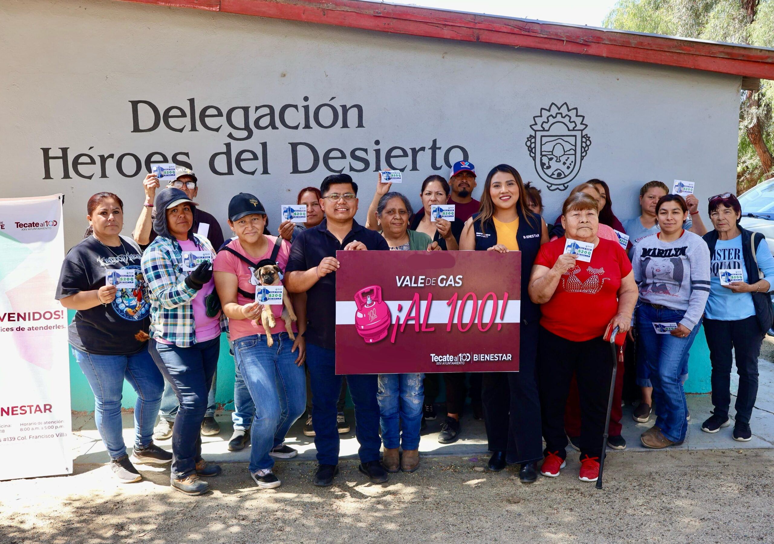 GOBIERNO DE TECATE ENTREGA VALES DE GAS A FAMILIAS DE ZONA RURAL