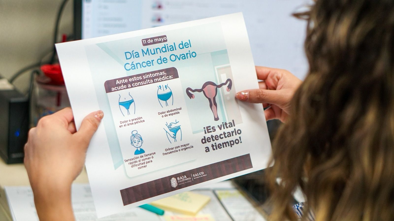 SENSIBILIZAN SOBRE EL CÁNCER DE OVARIO EN SU DÍA MUNDIAL