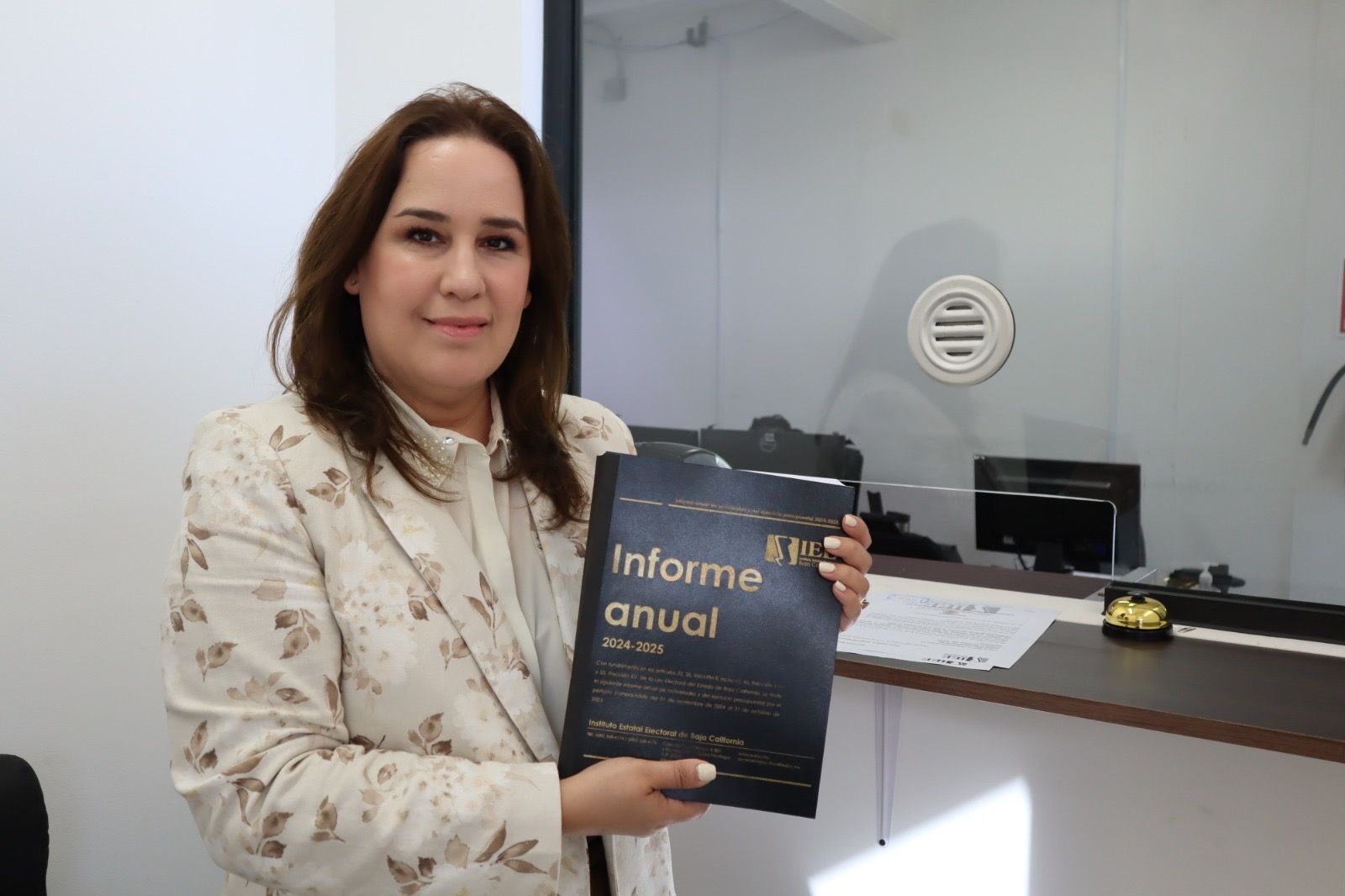 PRESENTA SECRETARÍA EJECUTIVA DEL IEEBC SU INFORME ANUAL DE ACTIVIDADES