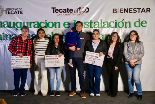 GOBIERNO DE TECATE INICIA LA INSTALACIÓN DE 100 LUMINARIAS PARA FORTALECER SEGURIDAD EN LAS COLONIAS