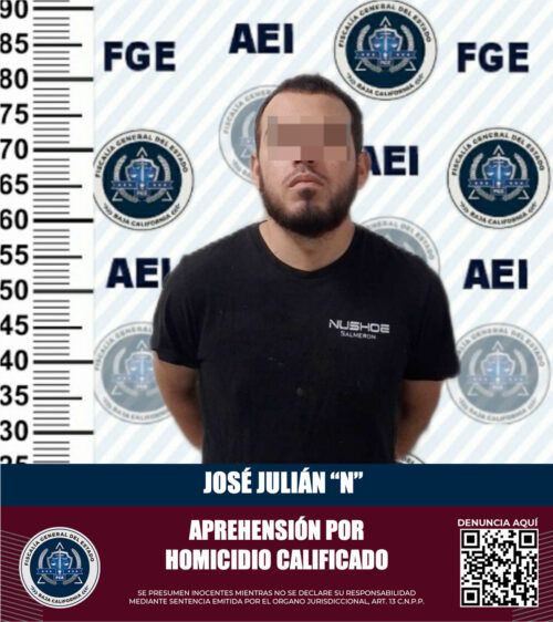 DETIENEN A SUJETO INVESTIGADO POR HOMICIDIO CALIFICADO CON VENTAJA