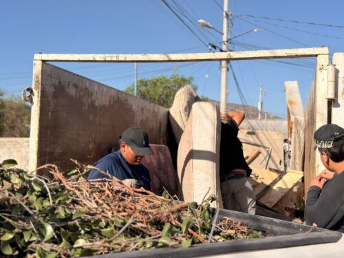 RECOLECTAN 320 TONELADAS DE BASURA VOLUMINOSA RETIRADAS DE DIFERENTES COLONIAS DE TECATE