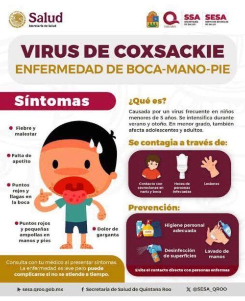 SUSPENDEN CLASES ESTE VIERNES EN CINCO MUNICIPIOS DE BC POR PREVENCIÓN ANTE VIRUS COXSACKIE