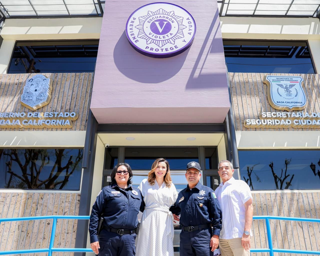 REFUERZA GOBERNADORA MARINA DEL PILAR PROTECCIÓN PARA MUJERES CON NUEVO EDIFICIO DE ESCUADRÓN VIOLETA