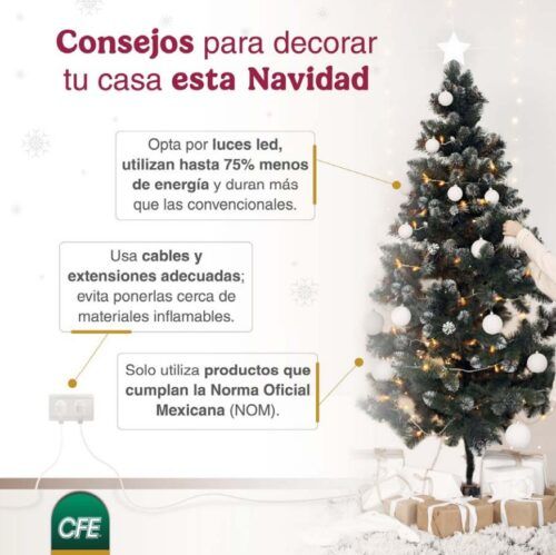 RECOMIENDAN EL USO ADECUADO DE LUCES Y ADORNOS NAVIDEÑOS