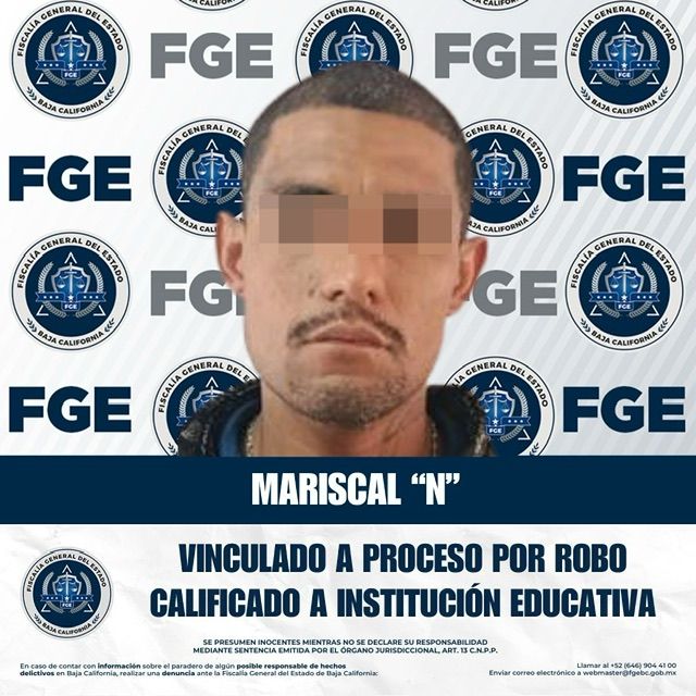 POR ROBO CALIFICADO A INSTITUCIÓN EDUCATIVA, HOMBRE FUE VINCULADO A PROCESO