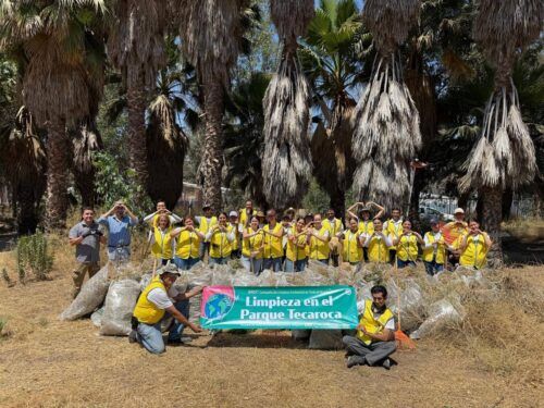 BRIGADA DE LIMPIEZA EN EL PARQUE TECAROCA REFUERZA EL COMPROMISO AMBIENTAL EN TECATE