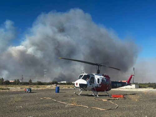 INCENDIO FORESTAL EN LA CARRETERA LIBRE TECATE–MEXICALI CONSUME 200 HECTÁREAS