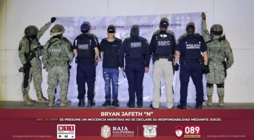 DETIENEN EN TIJUANA A HOMBRE VINCULADO CON UN HOMICIDIO CALIFICADO
