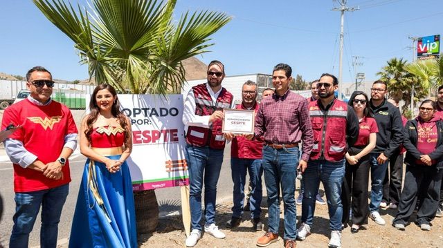 GOBIERNO DE TECATE Y CESPTE UNEN ESFUERZOS PARA EL MEJORAMIENTO DE ESPACIOS PÚBLICOS