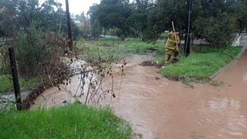 ATIENDEN EN TECATE 25 INCIDENTES POR LLUVIAS