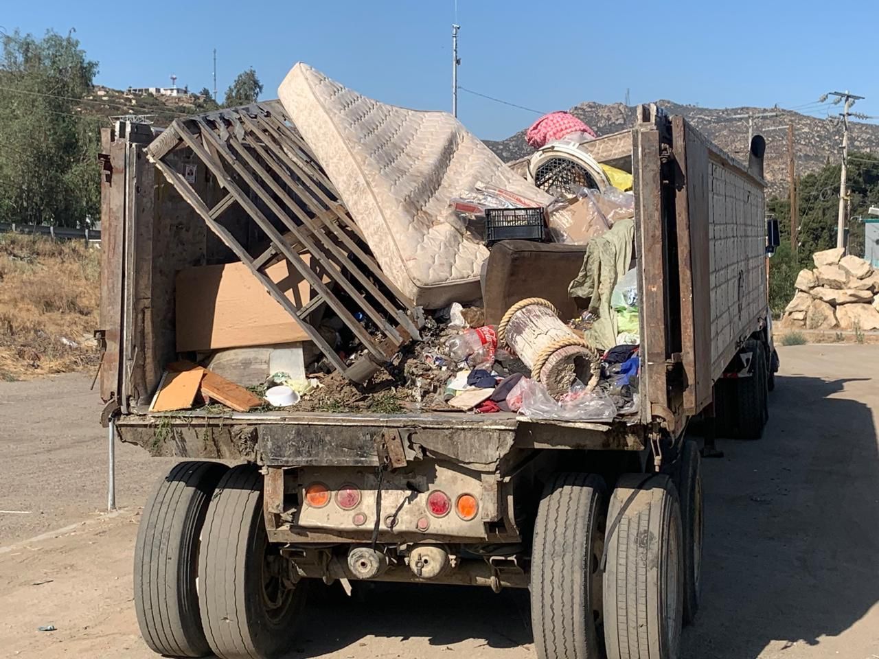 LLEVA A CABO GESTION INTEGRAL DEL TERRITORIO JORNADA DE RECOLECCIÓN DE BASURA VOLUMINOSA EN PARTE ALTA DE SANTA ANITA