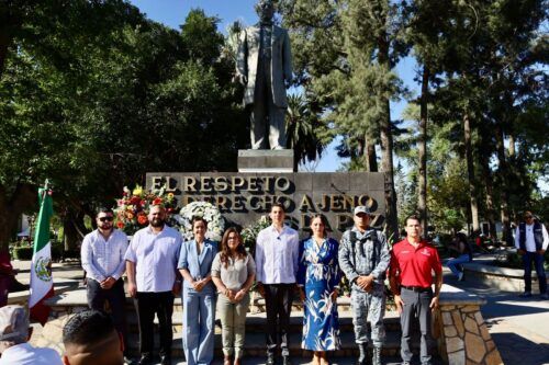 CONMEMORA GOBIERNO DE TECATE EL 220 ANIVERSARIO DEL NATALICIO DE BENITO JUÁREZ