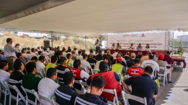 CAPACITA IMOS A MÁS DE MIL CONDUCTORES DE TRANSPORTE PÚBLICO PARA OPTIMIZAR EL SERVICIO EN EL ESTADO