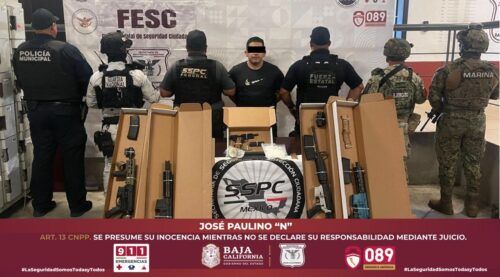 DENUNCIA ANÓNIMA PERMITE A ELEMENTOS DE LA FESC DETENCIÓN DE JEFE DE CÉLULA CRIMINAL EN TIJUANA
