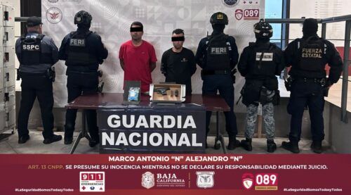 DETIENEN A PRESUNTOS SICARIOS EN TECATE