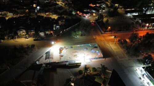 IMDETE MEJORA LA ILUMINACIÓN DEL SKATEPARK DE LA COLONIA EL DESCANSO