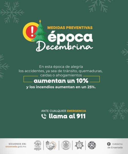FORTALECE CLAUDIA AGATÓN ACCIONES PREVENTIVAS EN FIESTAS DECEMBRINAS