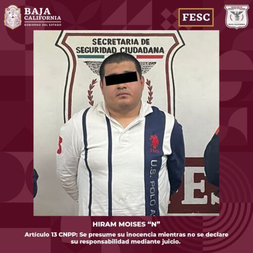 DETIENE FESC A PRESUNTO FALSIFICADOR DE LICENCIAS DE CONDUCIR EN MEXICALI