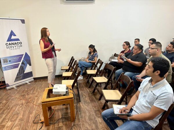 COLABORA COEPRIS BC CON CANACO TECATE EN LA IMPARTICIÓN DE LA NOM 251