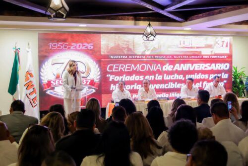 UNIDAD ENTRE ESTADO Y DOCENTES GARANTIZA MEJOR FUTURO PARA LAS FAMILIAS DE BAJA CALIFORNIA: GOBERNADORA MARINA DEL PILAR