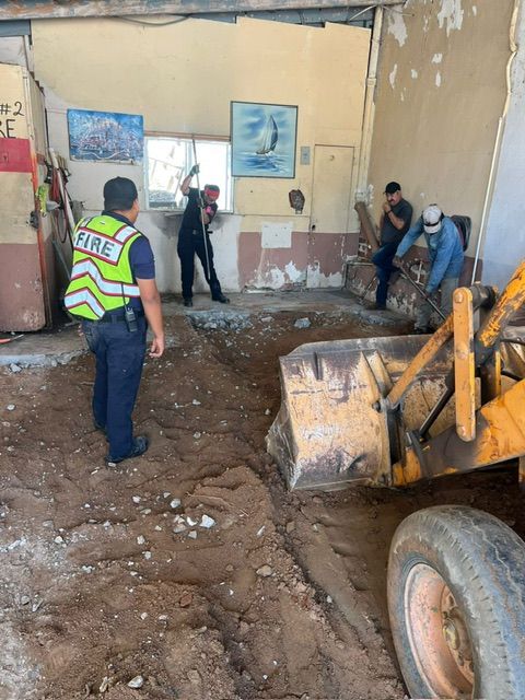 INICIAN TRABAJOS DE MEJORA EN LA ESTÁCION DE BOMBEROS No. 2 DE VALLE DE LAS PALMAS