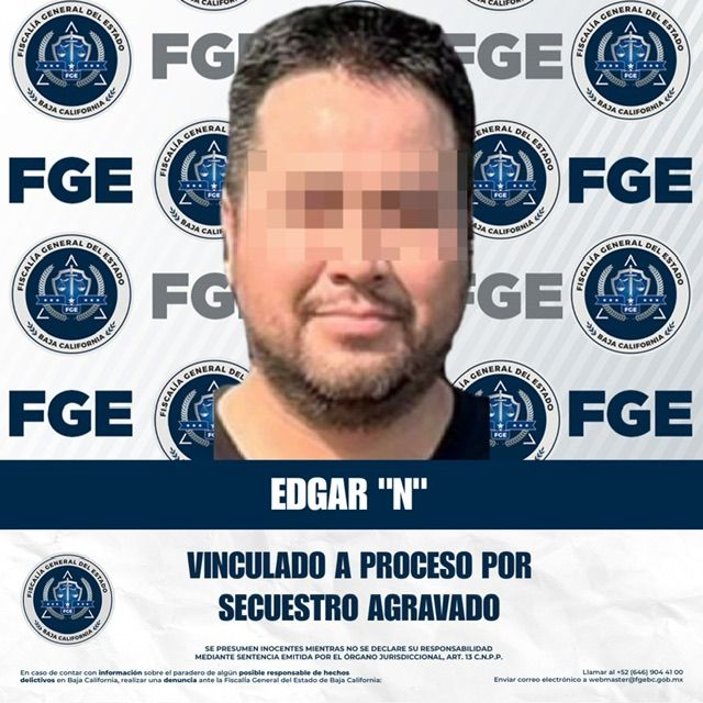 VINCULAN A PROCESO A “EL SPEED” POR SECUESTRO AGRAVADO EN TECATE