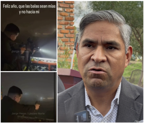 INVESTIGAN A AGENTE ESTATAL POR PRESUNTAS DETONACIONES DE ARMA DE FUEGO DURANTE FESTEJOS DE FIN DE AÑO
