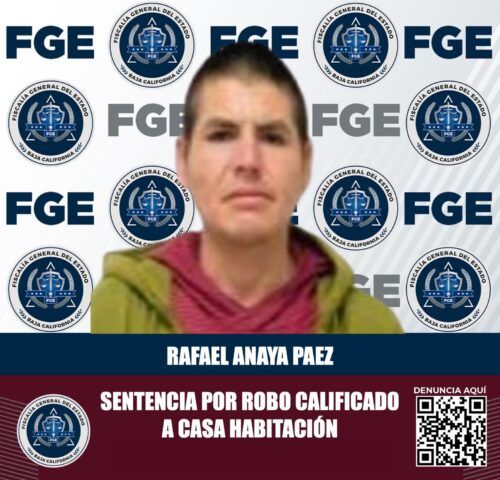 MEDIANTE PROCEDIMIENTO ABREVIADO, FGE OBTIENE SENTENCIA POR ROBO CALIFICADO A CASA HABITACIÓN