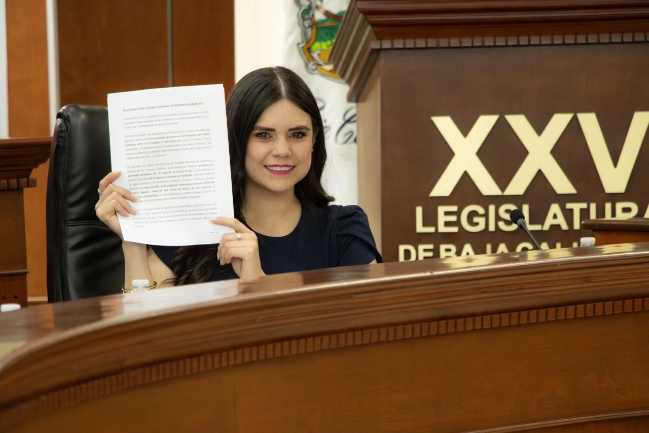 DIP. DAYLÍN GARCÍA DEFIENDE ECONOMÍA DE LAS FAMILIAS CON LLAMADO A ESTABILIZAR PRECIO DE LA TORTILLA