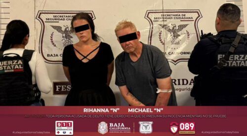 CAPTURA FUERZA ESTATAL DOS FUGITIVOS DE ESTADOS UNIDOS EN TIJUANA; LES ASEGURAN SUSTANCIAS TÓXICAS