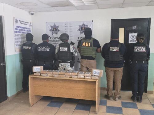 LOCALIZAN HANGAR, DECOMISAN DROGA Y DETIENEN A PRÓFUGOS EN MEXICALI
