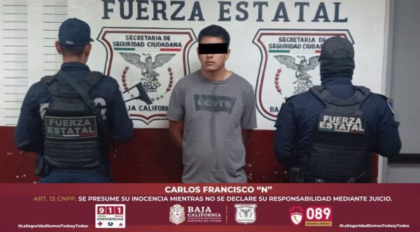 INTERCEPTA FUERZA ESTATAL VEHÍCULO CON MUNICIÓN Y DETIENE A INDIVIDUO EN EL HONGO