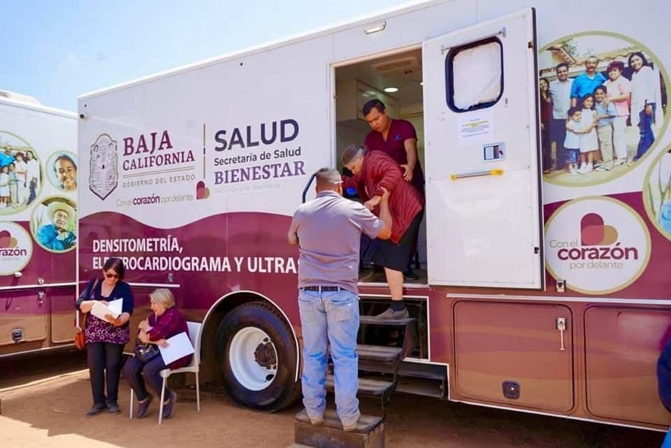 SERVICIOS GRATUITOS DE CARDIOLOGÍA EN CARAVANAS DE SALUD EN BAJA CALIFORNIA