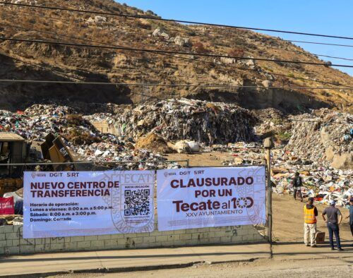 GOBIERNO DE TECATE CLAUSURA OFICIALMENTE El CENTRO DE TRANSFERENCIA DE LA GUAJARDO