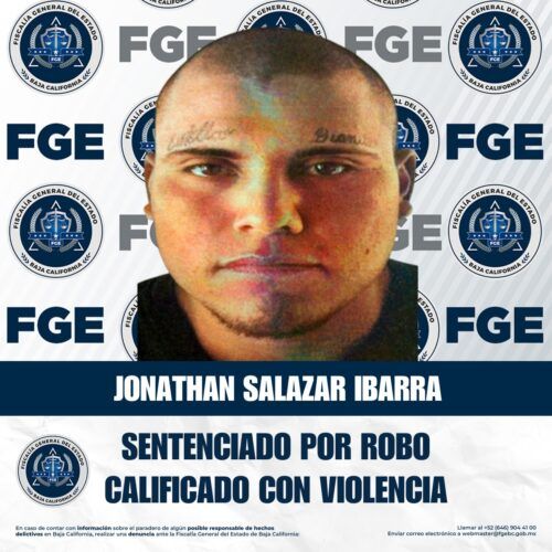 TECATE: SENTENCIAN POR ROBO CALIFICADO A CASA HABITACIÓN A JONATHAN SALAZAR