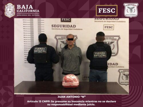 DETIENE FUERZA ESTATAL A PRESUNTO NARCOMENUDISTA TRAS DENUNCIA AL 089