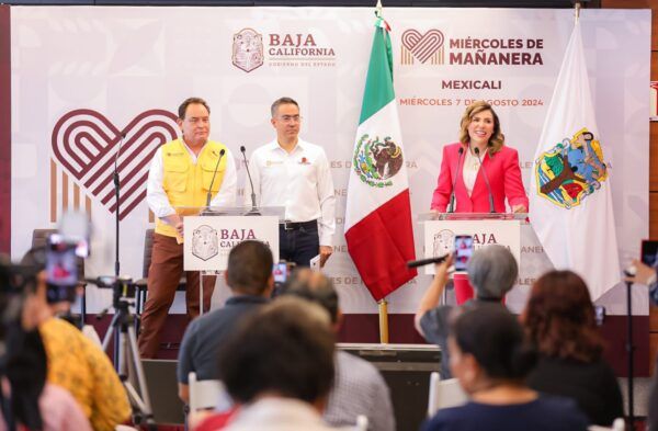 ANUNCIA GOBERNADORA MARINA DEL PILAR OPERATIVO POR AUMENTO DE TEMPERATURAS EN MEXICALI Y SAN FELIPE