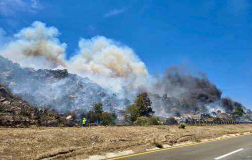 GOBIERNO DE TECATE MANTIENE OPERATIVO ACTIVO PARA CONTENCIÓN Y SOFOCACIÓN DE INCENDIO FORESTAL